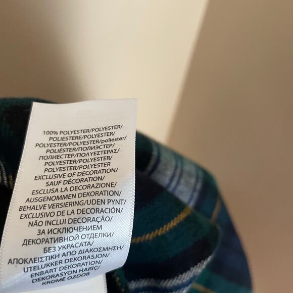 Polo Ralph Lauren Girls 6X Holiday Dress Green Navy Tartan Plaid Party NWT - Picture 11 of 12